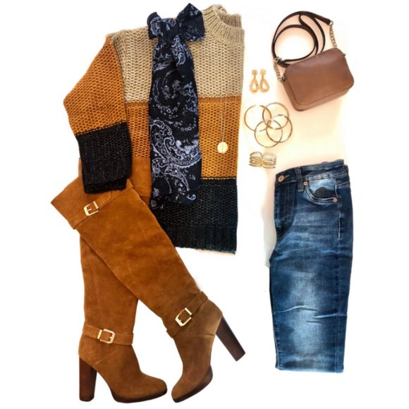 AUTUMN KNIT SWEATER PULLOVER - Picture 2 of 6